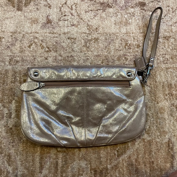 Coach Wristlet with snap - Picture 2 of 14